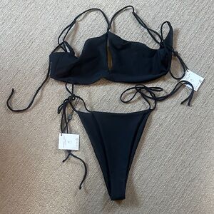 Skatie Classic Black Bikini Set